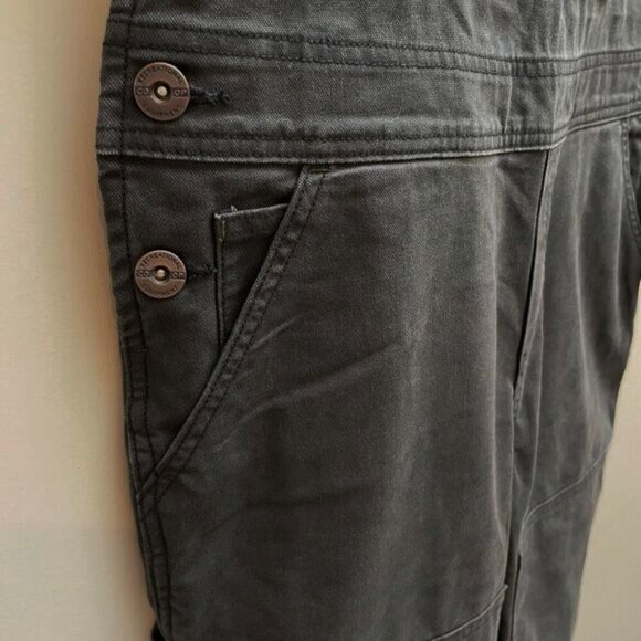 NEW REI Co-op Trailsmith Canvas Overalls - Women's 10 NWT Pirate Black - Picture 6 of 14